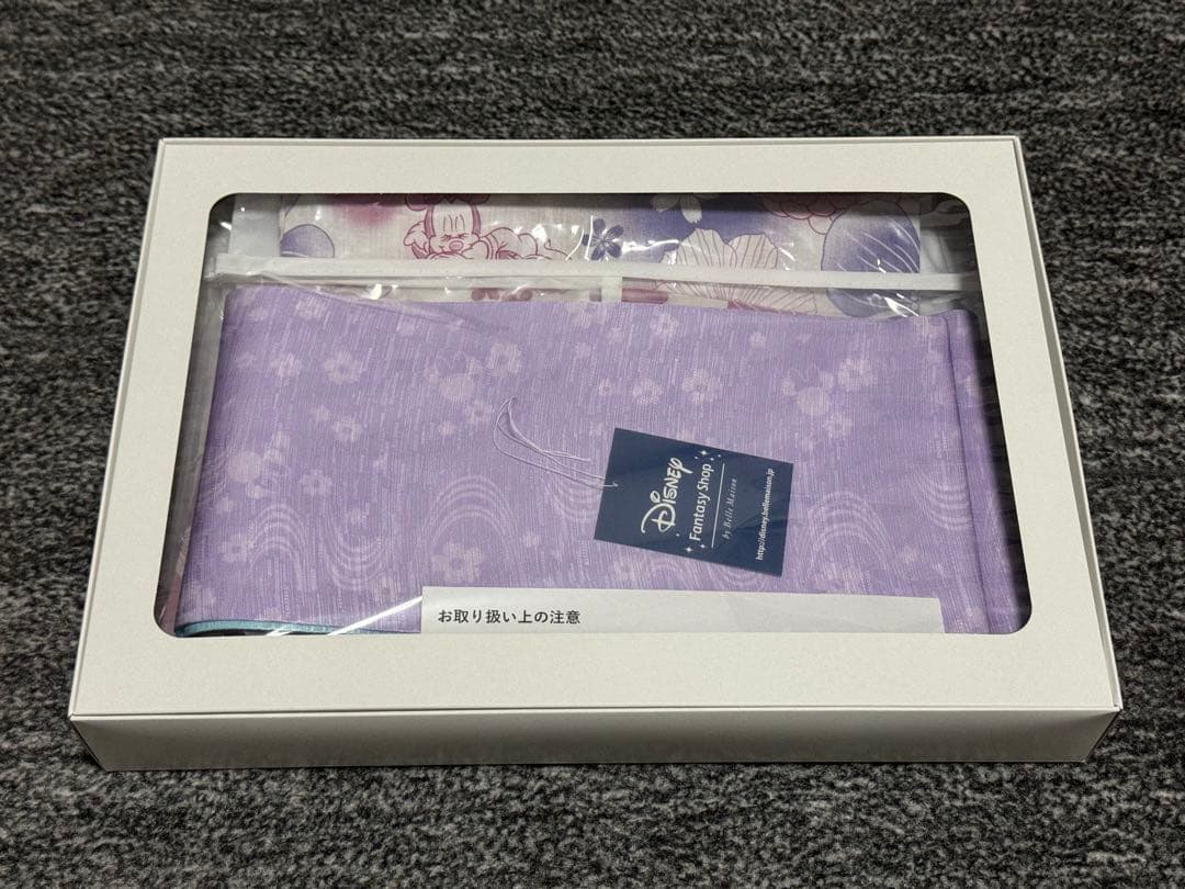 ベルメゾン ディズニー 浴衣&帯のセット 花火 お祭り