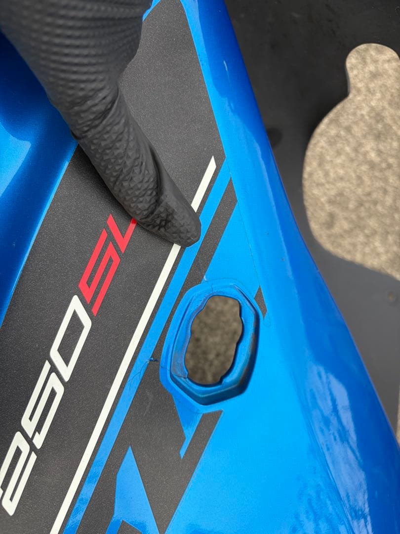 春*瀬様 ニンジャ250SL用　青 カウルパーツ