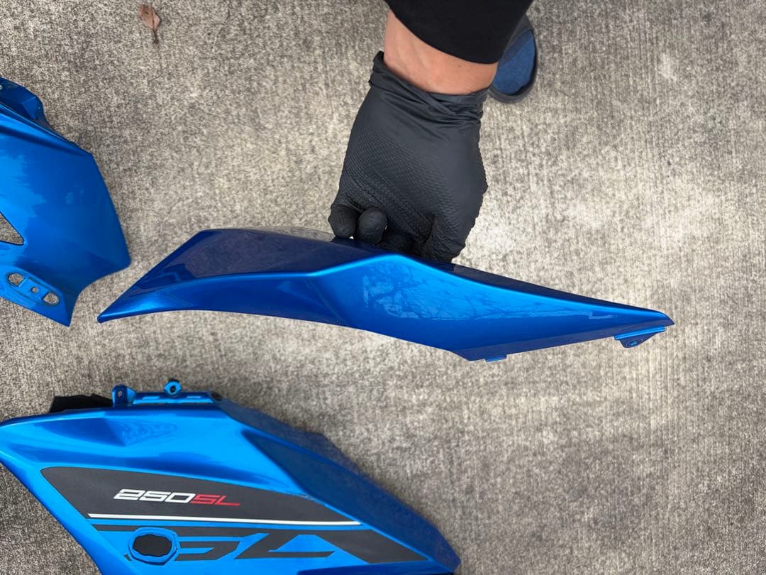 春*瀬様 ニンジャ250SL用　青 カウルパーツ