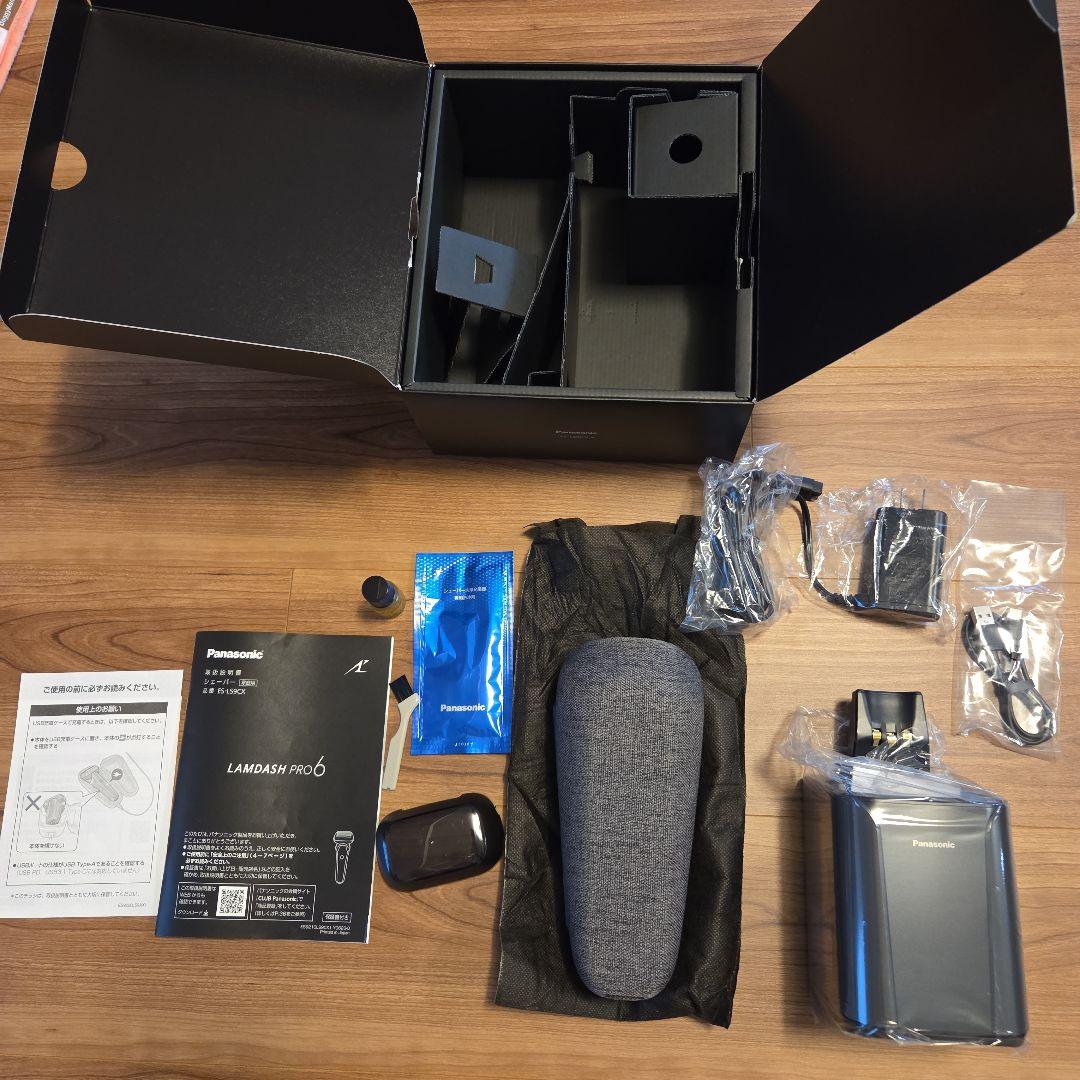 パナソニック ラムダッシュプロ6枚刃ES-LS9CXシェービングジェルフォーム付