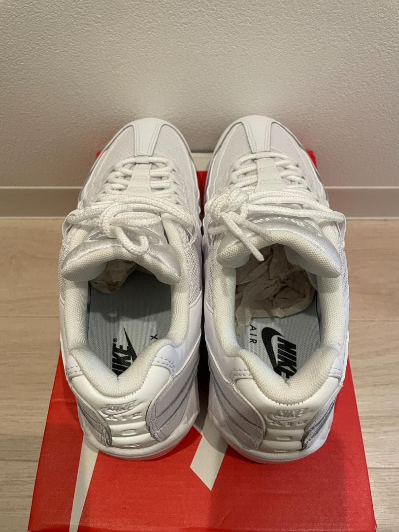 靴 NIKE AIR MAX 95 BIG BUBBLE TRIPLE WHIT