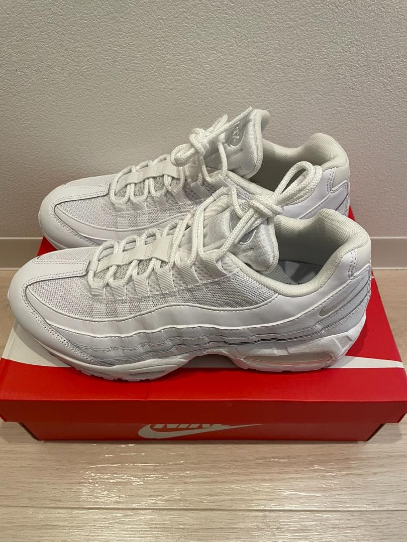靴 NIKE AIR MAX 95 BIG BUBBLE TRIPLE WHIT