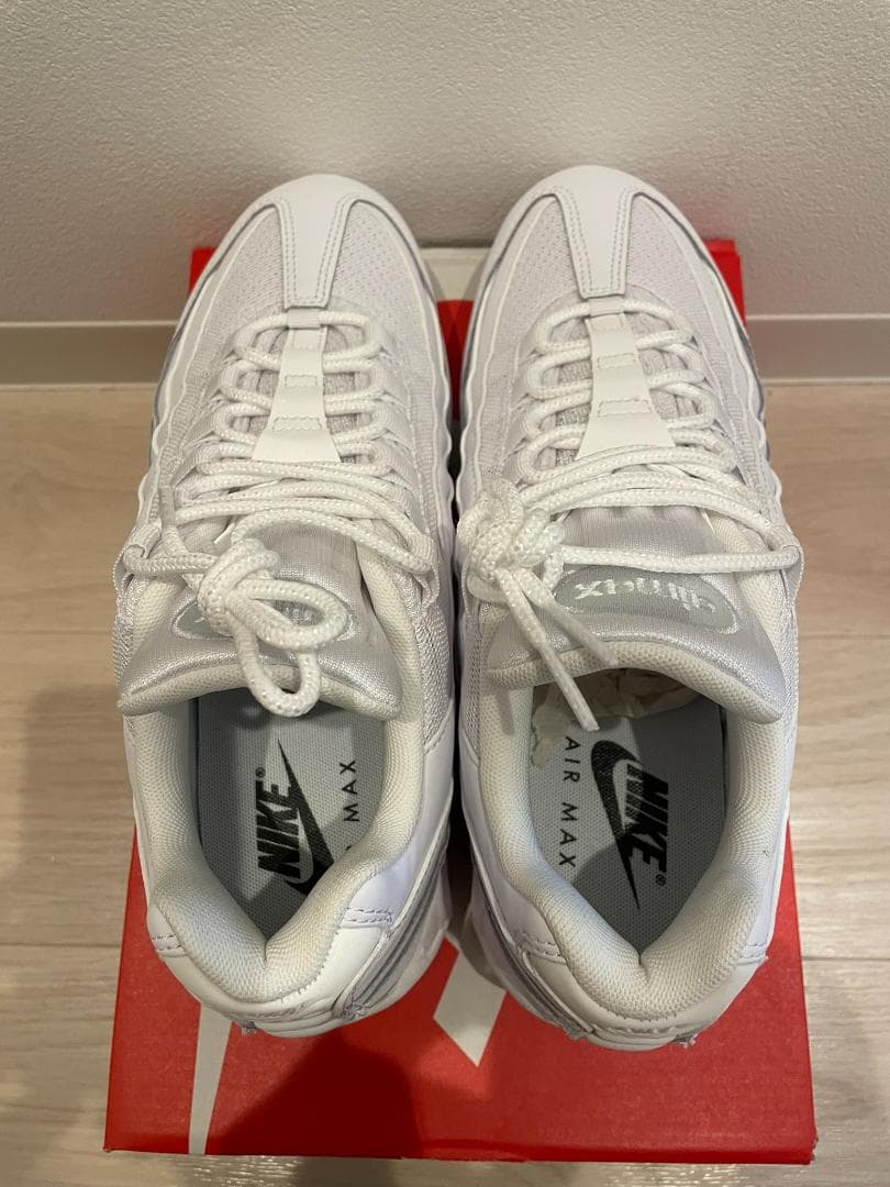 靴 NIKE AIR MAX 95 BIG BUBBLE TRIPLE WHIT