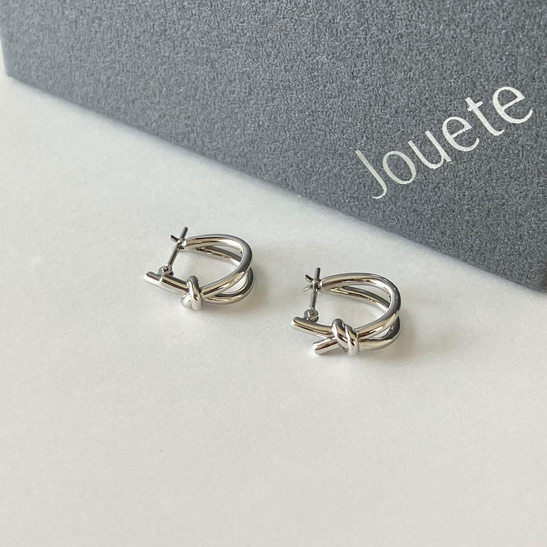 momo1224　 極美品 Jouete ジュエッテ フープピアス ノット