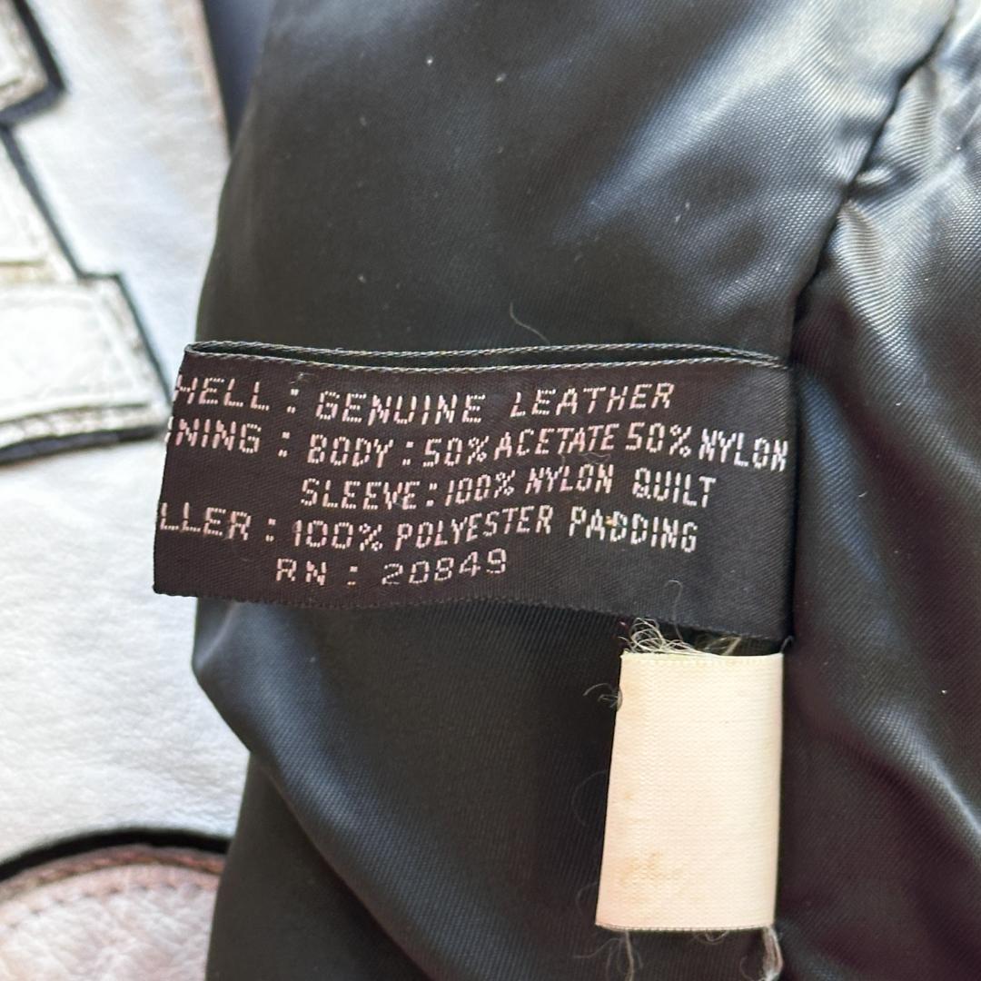 BETTY BOOP　牛革ショートレザージャケット　Ssize　HR1439