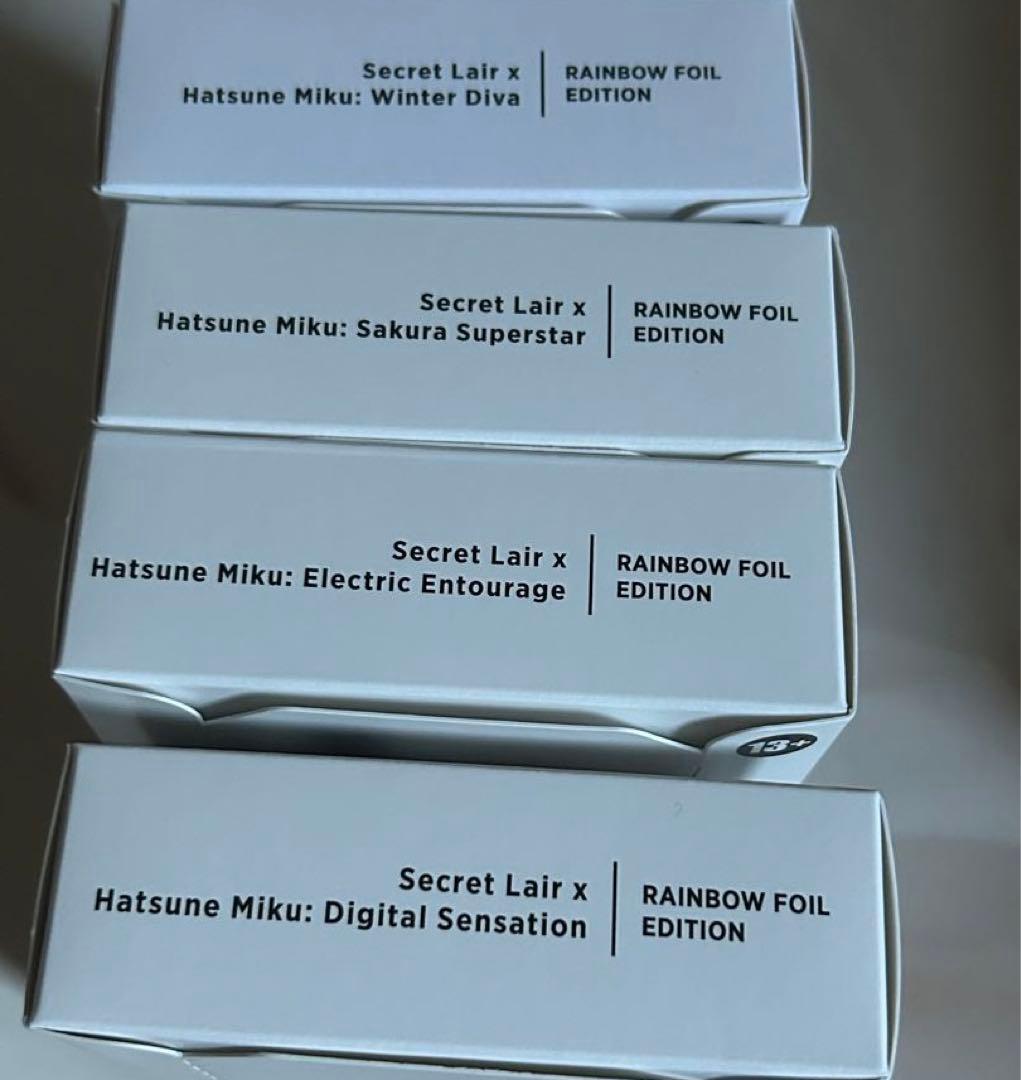 初音ミク MTG secret lair 春夏秋冬セット 日本語foil 未開封