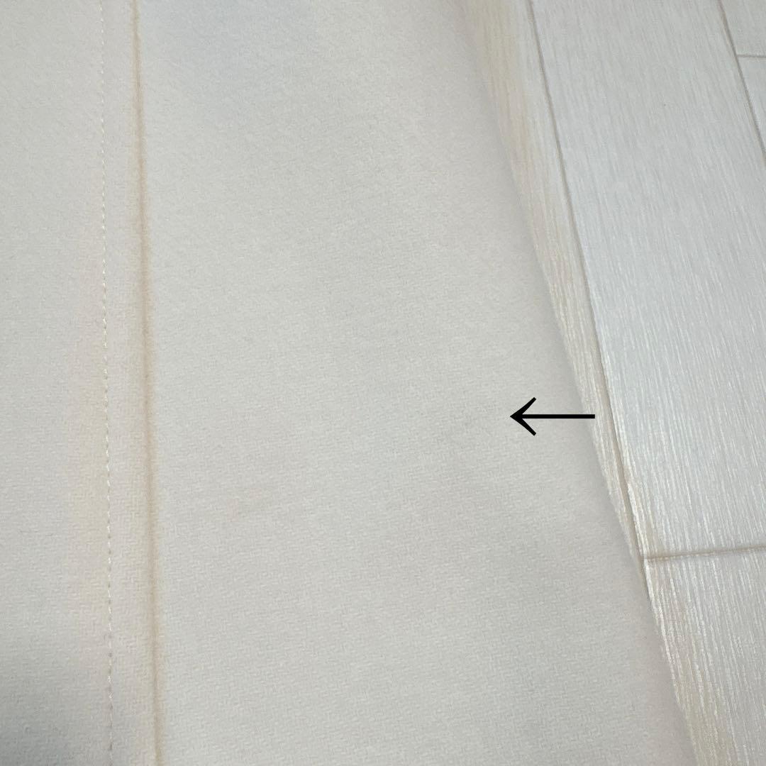 マッキントッシュロンドン ダッフルコート ロング丈 牛革 ホワイト系 38