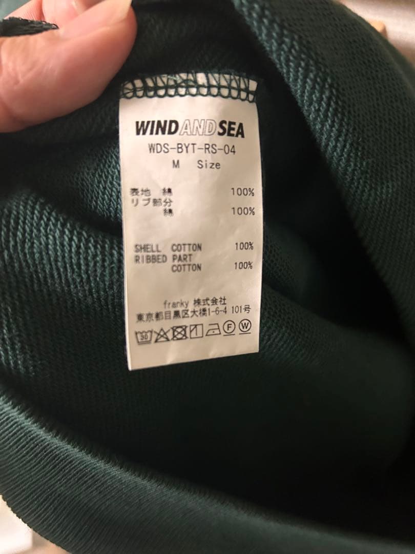 wind and sea 3周年　パーカー