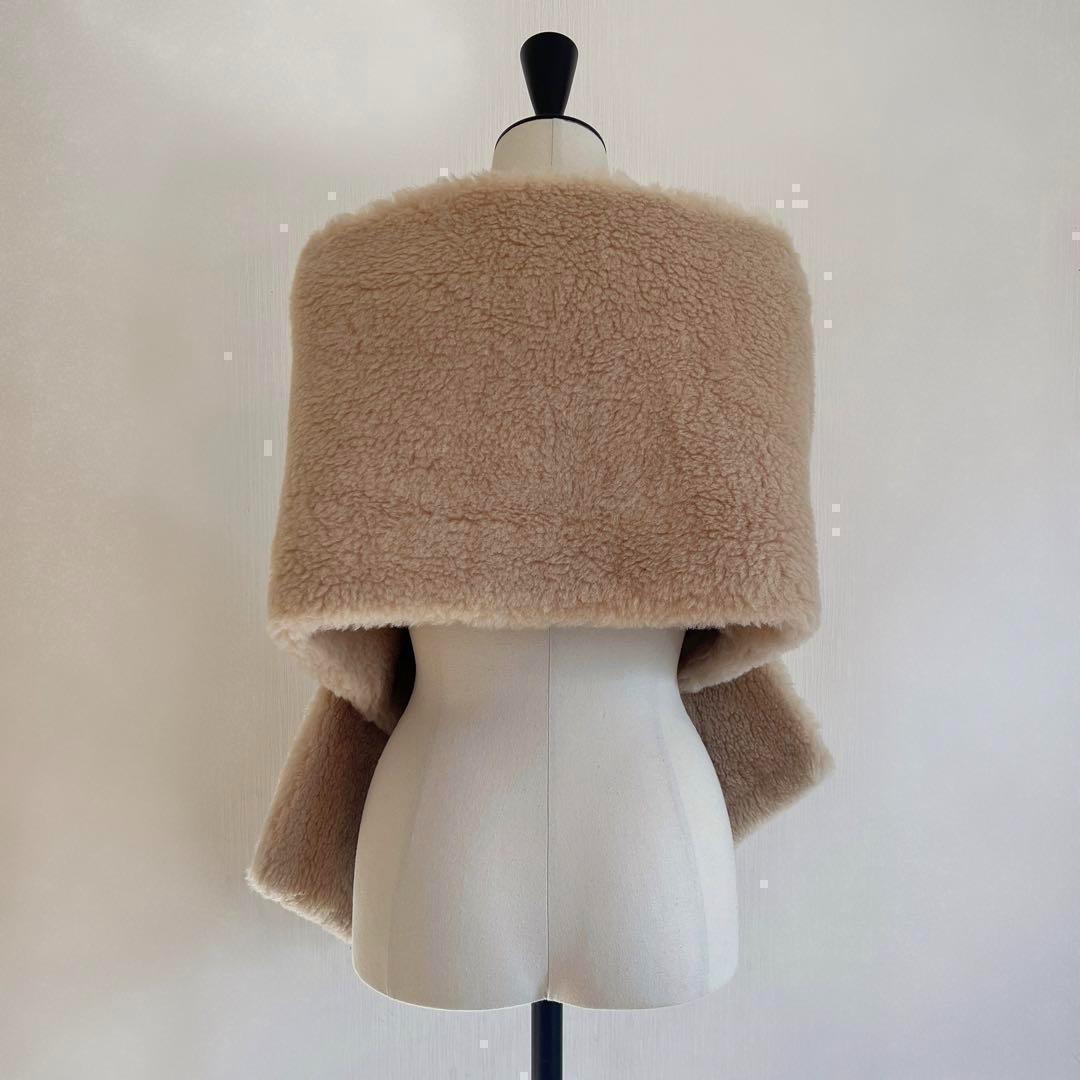 新品未使用 ベアストール アルパカ素材 テディストール MaxMaraお好きな方