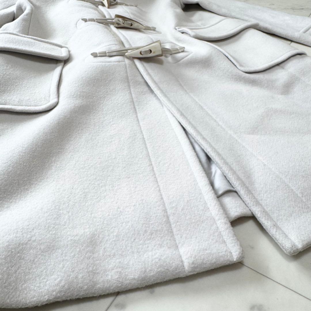 【SHIPS】シップス ダッフルコート ロングコート カシミヤ ファー トグル