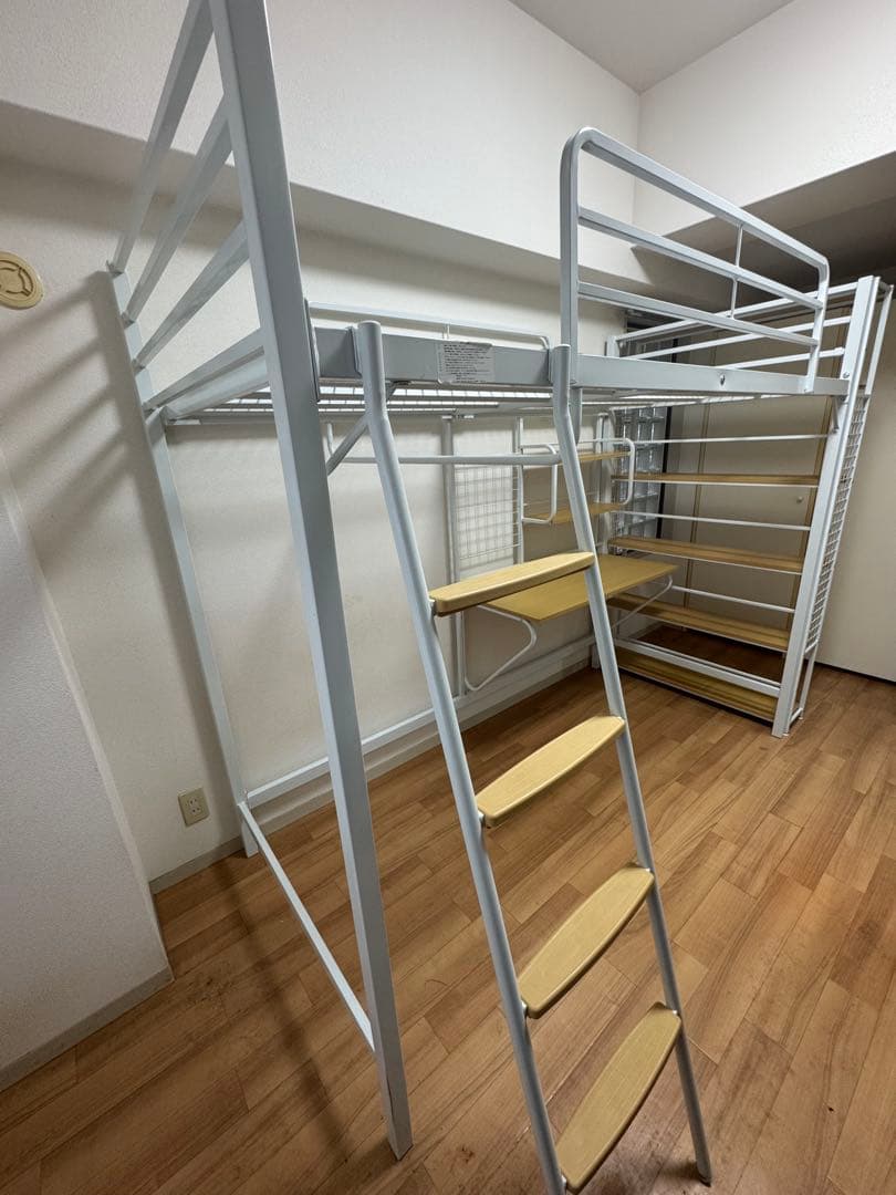 ロフトベット ニトリ ロフトベッド アルルN ホワイト