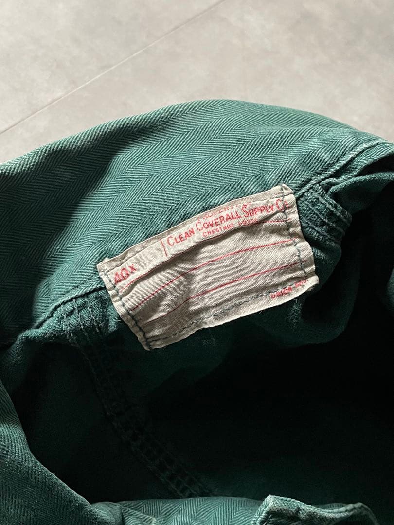 さ*う様 50s US製 HBT ワーク オールインワン つなぎ カバーオール
