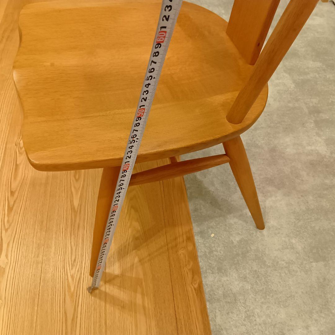 リカ！！柏木工　KASHIWA カウホーンチェア　LC11 楢無垢材