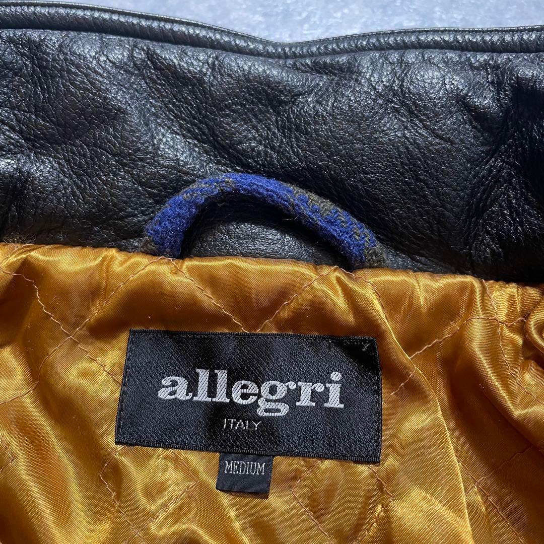 allegri アレグリ ウール ブルゾン チェック柄 ジャケット マルジェラ