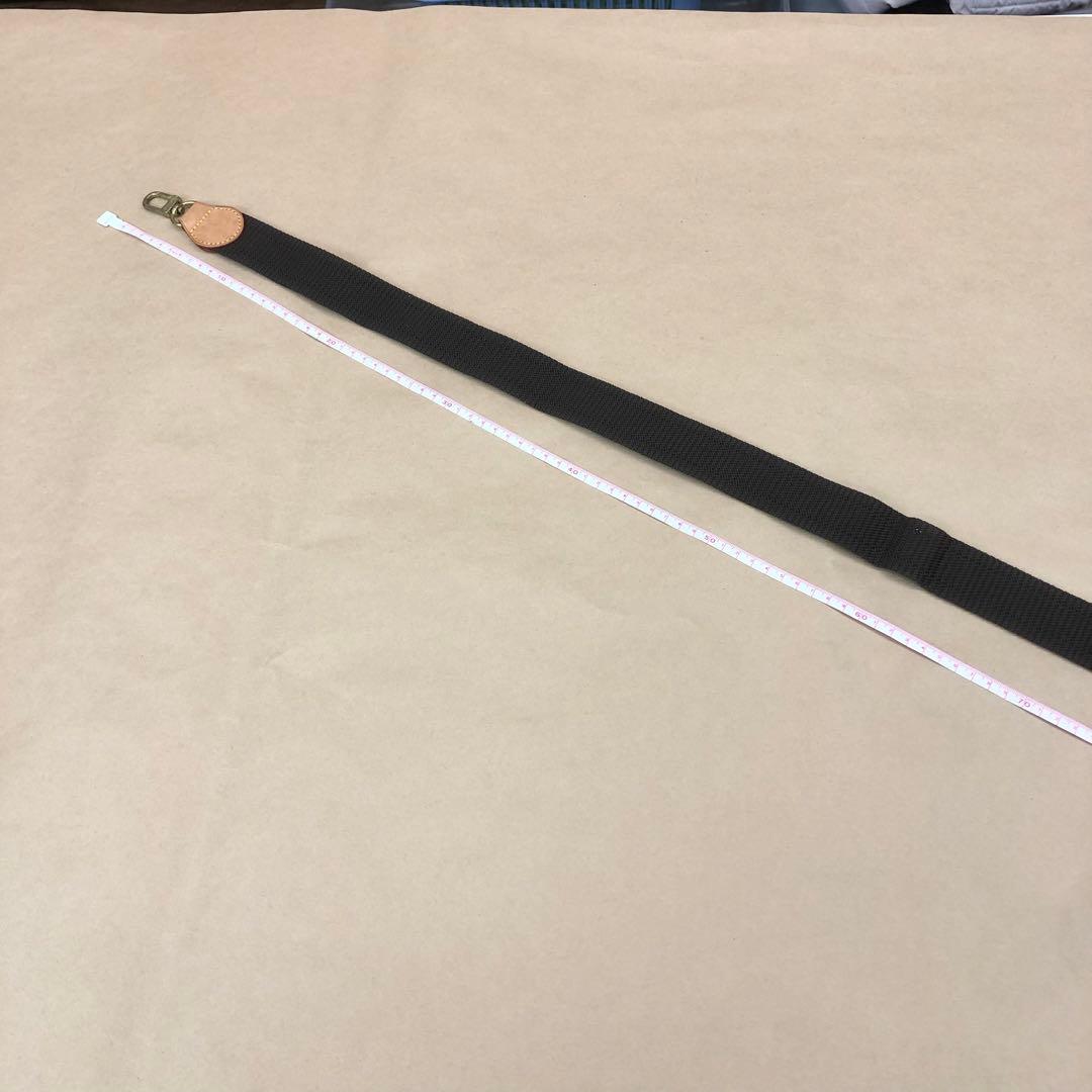 ルイヴィトン ショルダーストラップ ヌメ革×キャンバス LOUISVUITTON