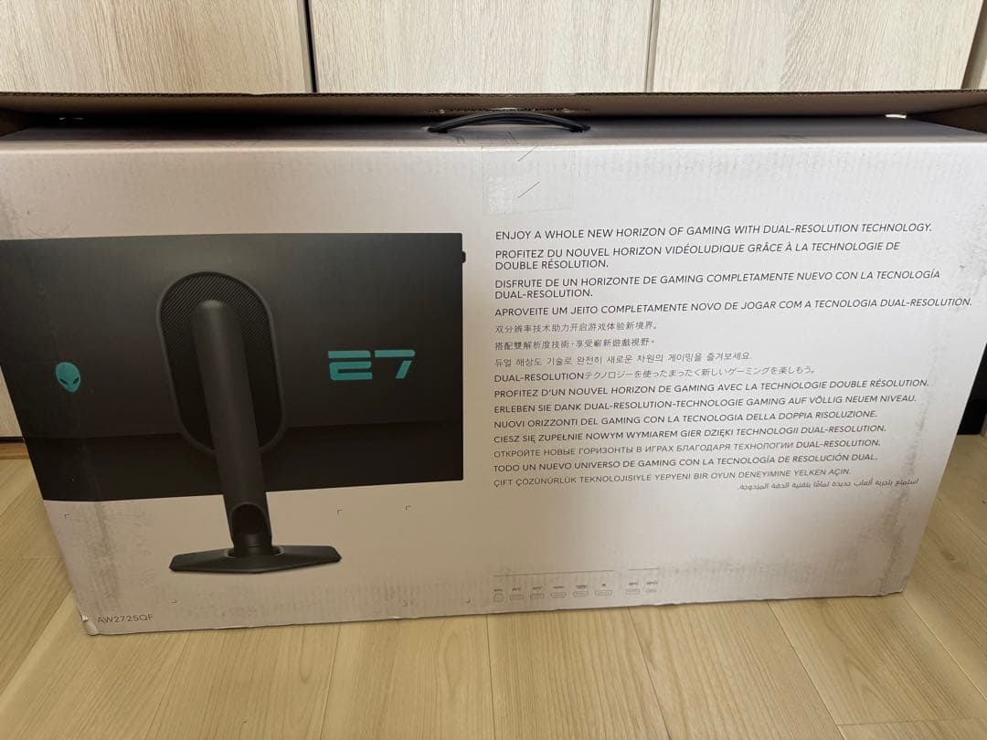 Alienware AW2725QF-A 27インチ デュアル解像度