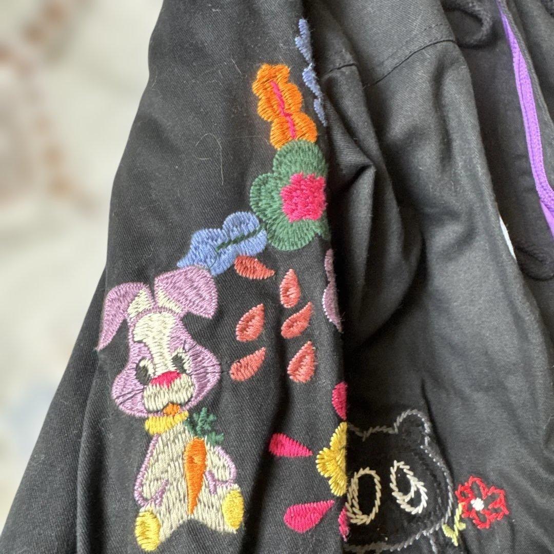 大人サイズ　GrandGround グランドスラム　刺繍いっぱい　モッズコート