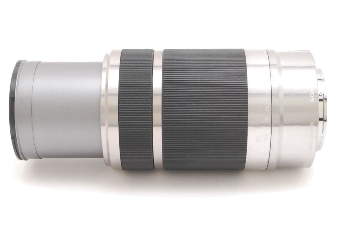 美品✨ソニー E 55-210mm OSS❤️シルバー❤️小型軽量望遠レンズ！