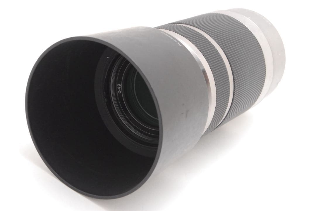 美品✨ソニー E 55-210mm OSS❤️シルバー❤️小型軽量望遠レンズ！