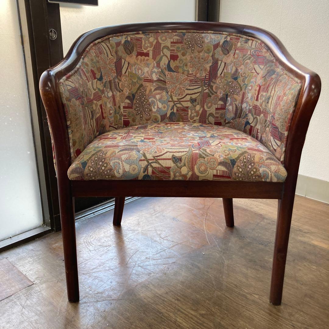アンティークアームチェア エスニック　デザイナーズ