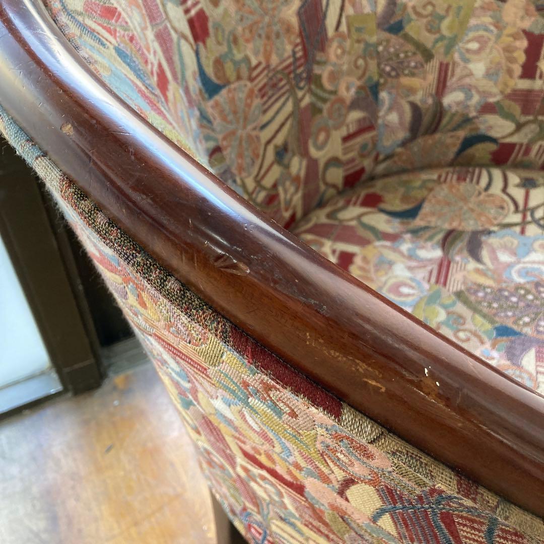 アンティークアームチェア エスニック　デザイナーズ