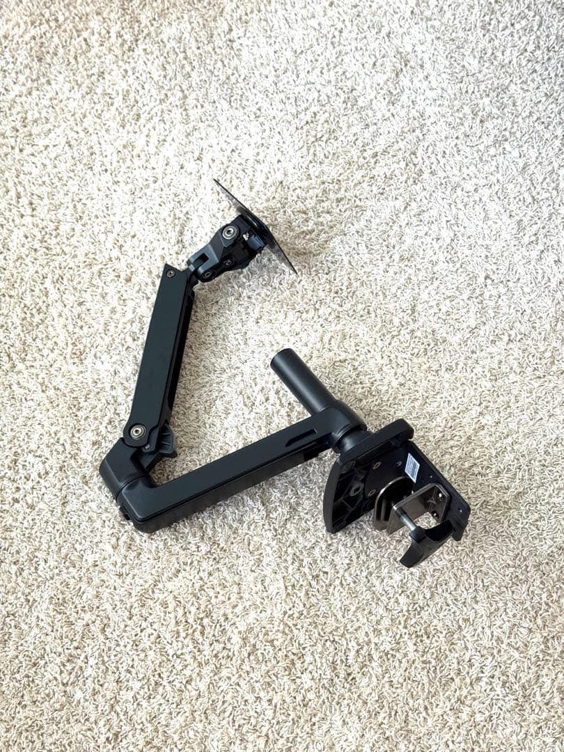 エルゴトロン　モニターアームデスクマウント　マットブラック