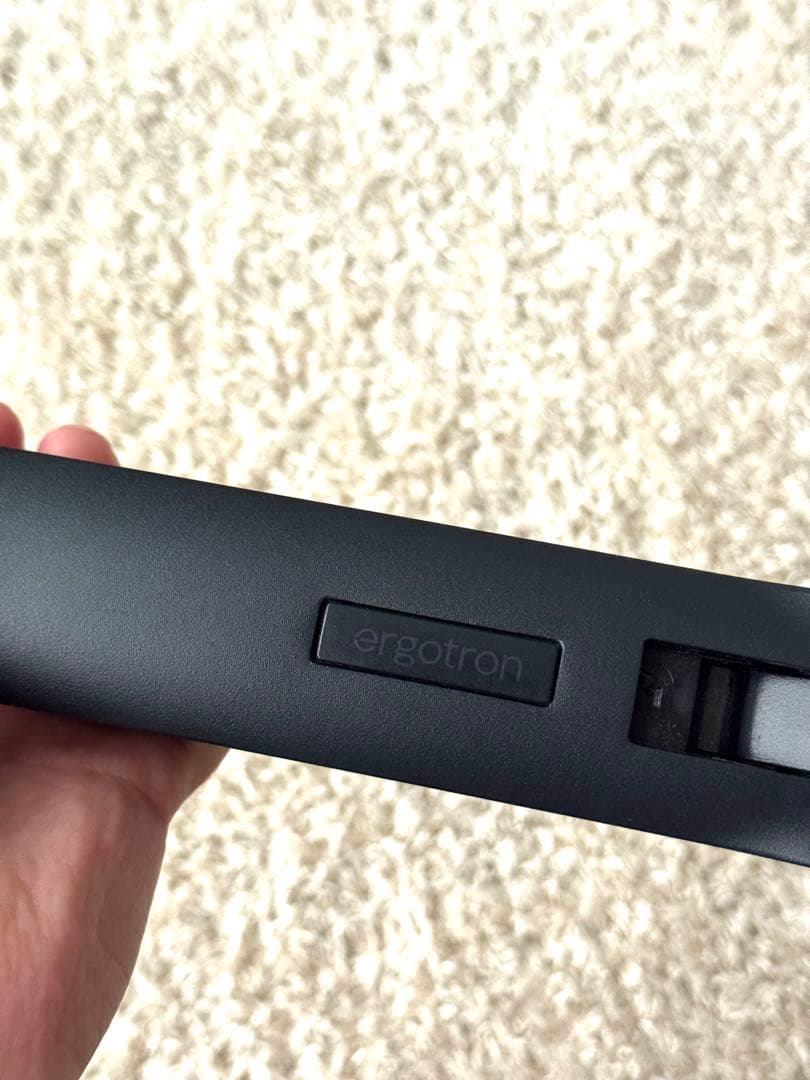 エルゴトロン　モニターアームデスクマウント　マットブラック