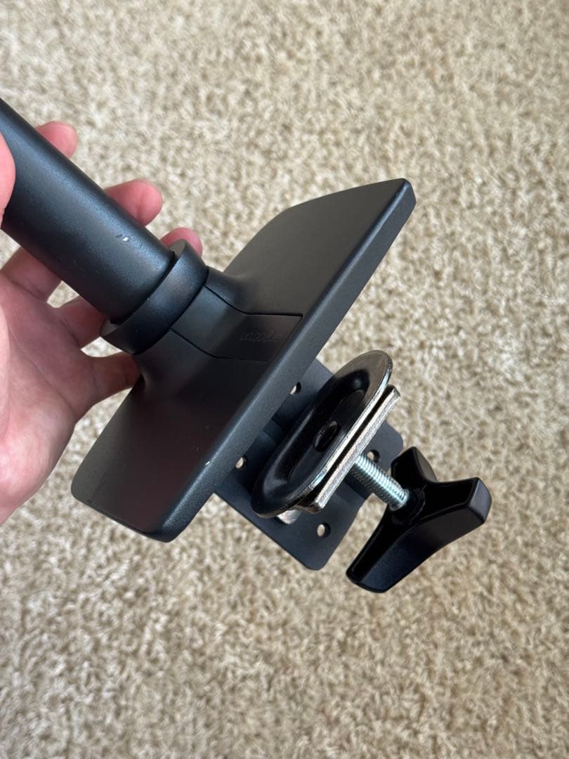 エルゴトロン　モニターアームデスクマウント　マットブラック