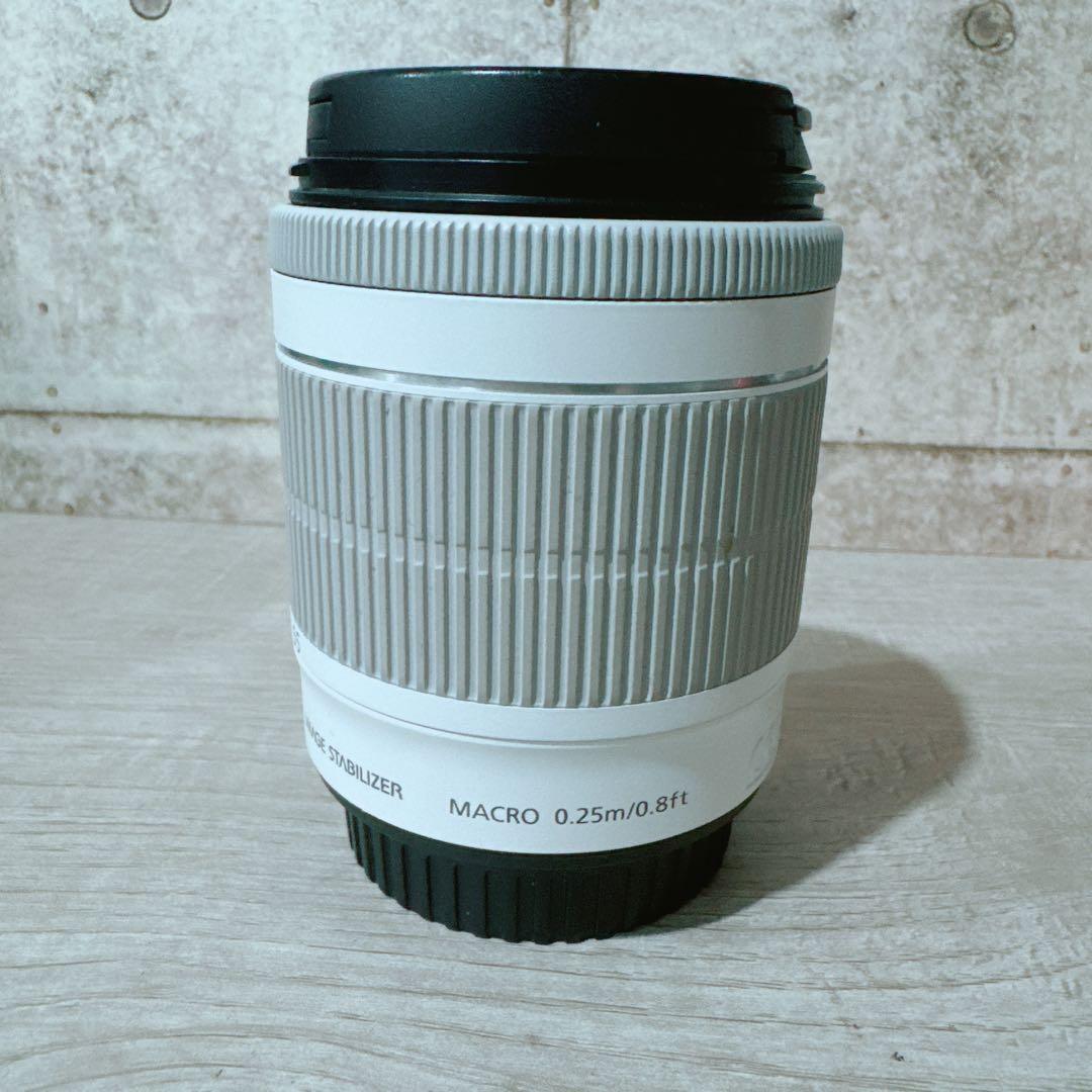 Canon EF-S 18-55mm レンズ 白