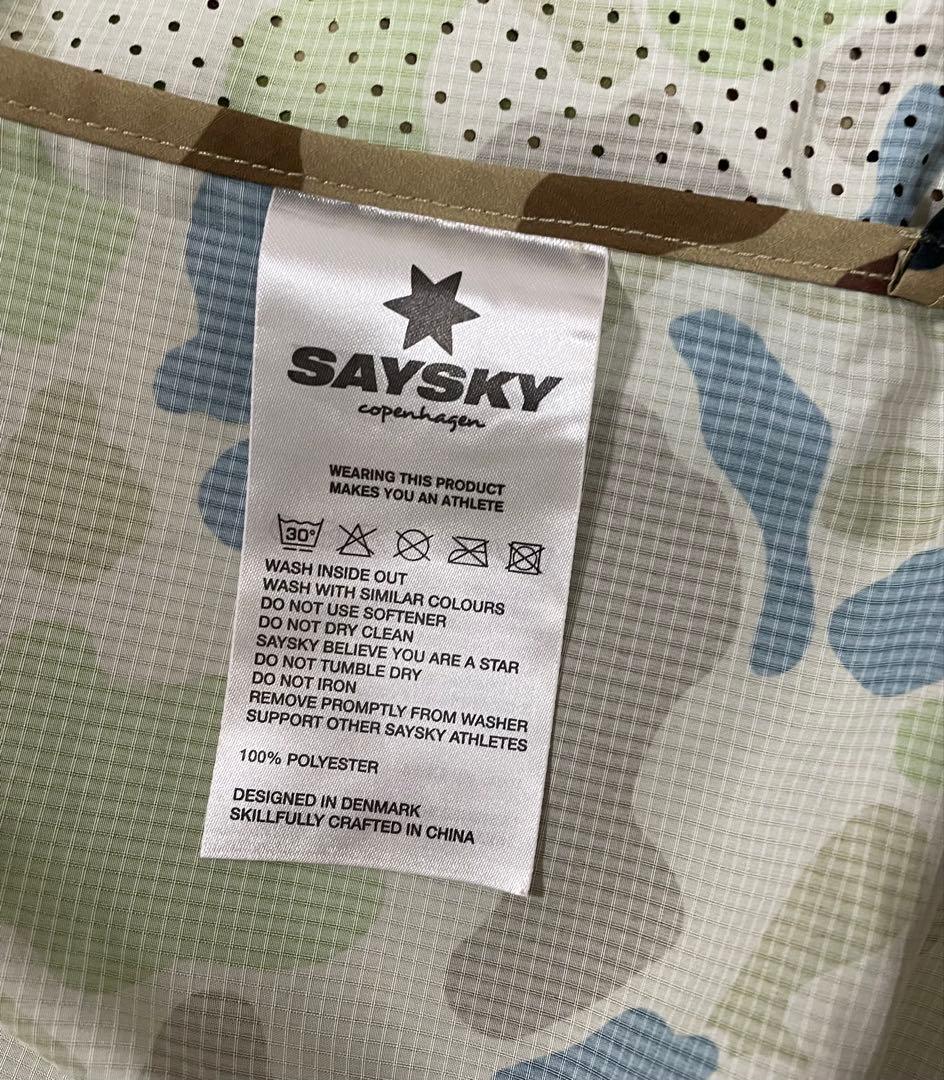 〈美品〉sayskyランニングジャケット XSサイズ　セイスカイ