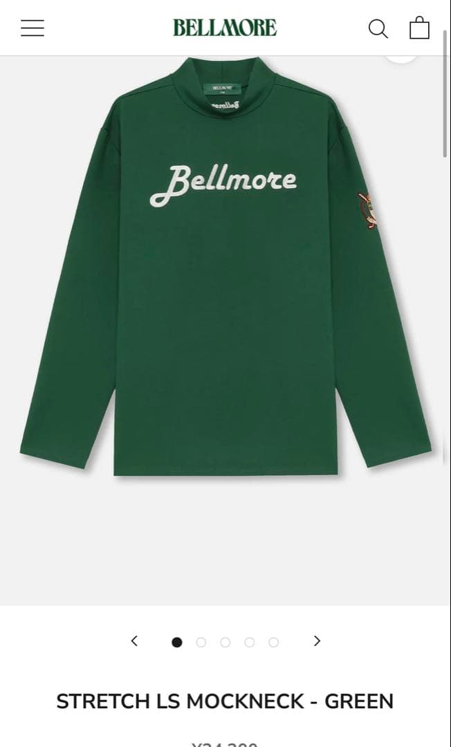 BELLMORE GOLF モックネック