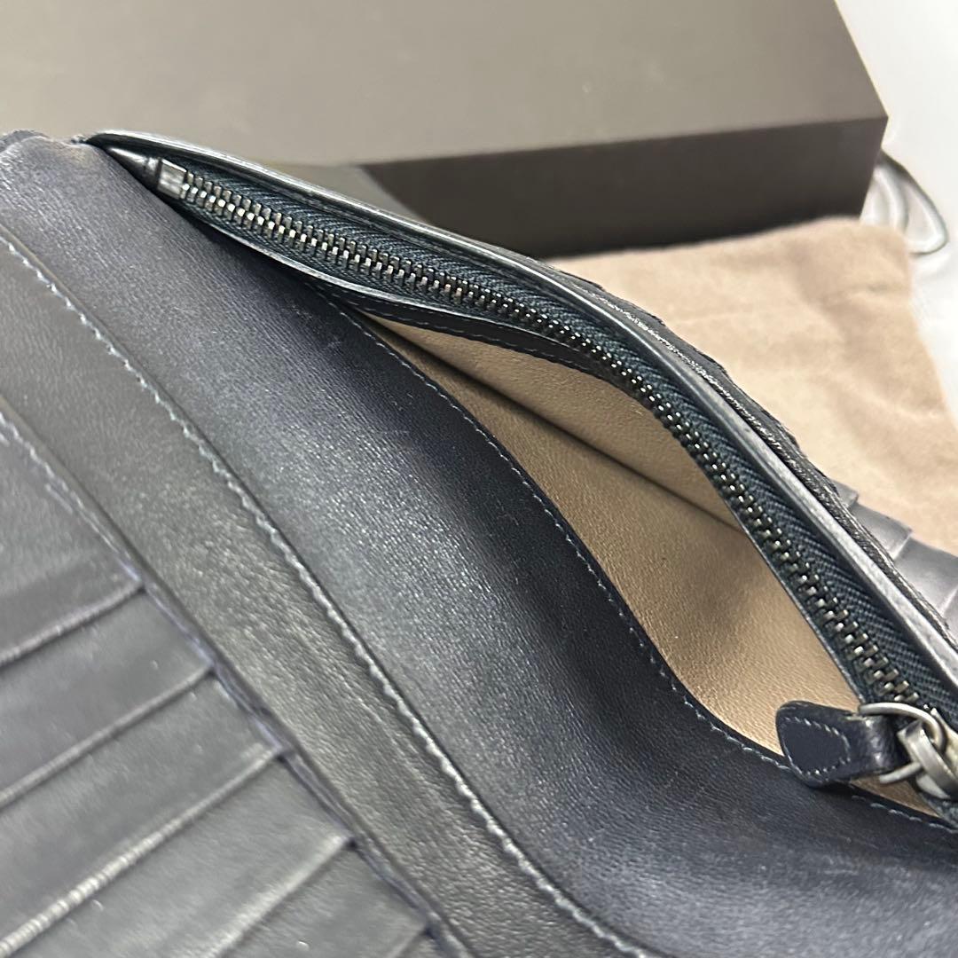 新品同様‼️ 希少　ボッテガヴェネタ　リザード　財布　二つ折り　長財布　付属品付き