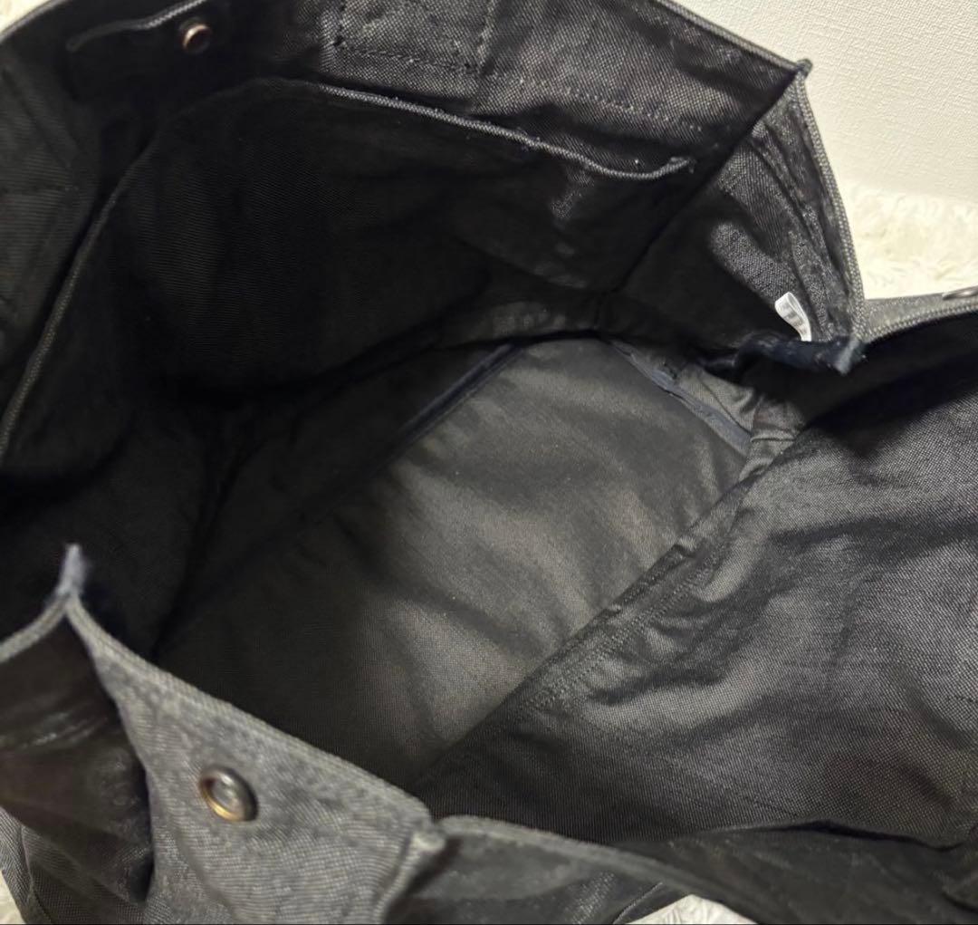 【美品】PORTER ブラック スモーキートートバッグM