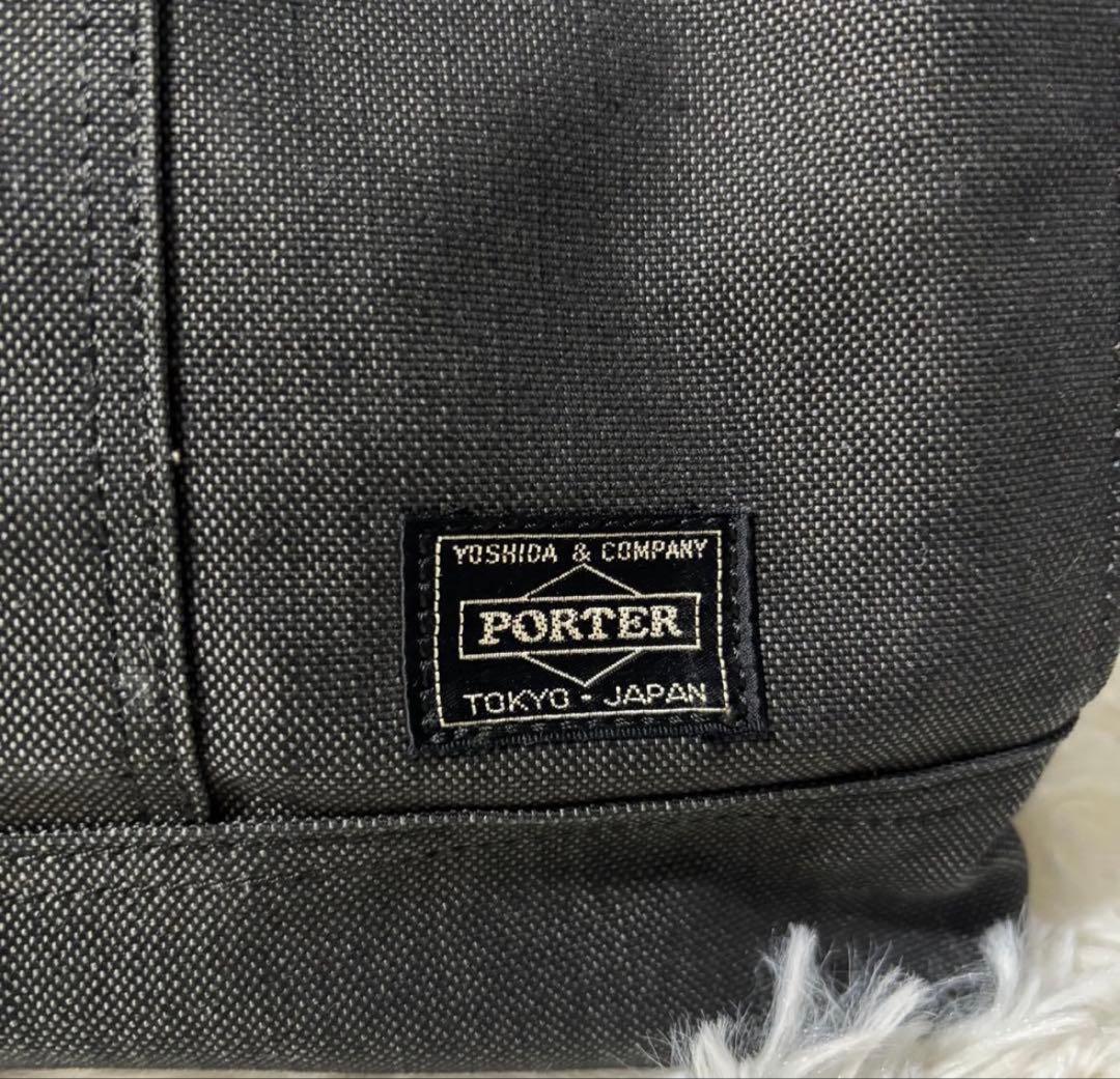 【美品】PORTER ブラック スモーキートートバッグM