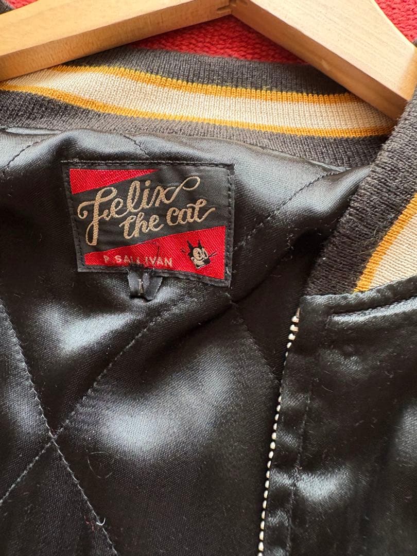 7*0様 【希少 80s】FELIX スカジャン ヴィンテージ USN 刺繍 西