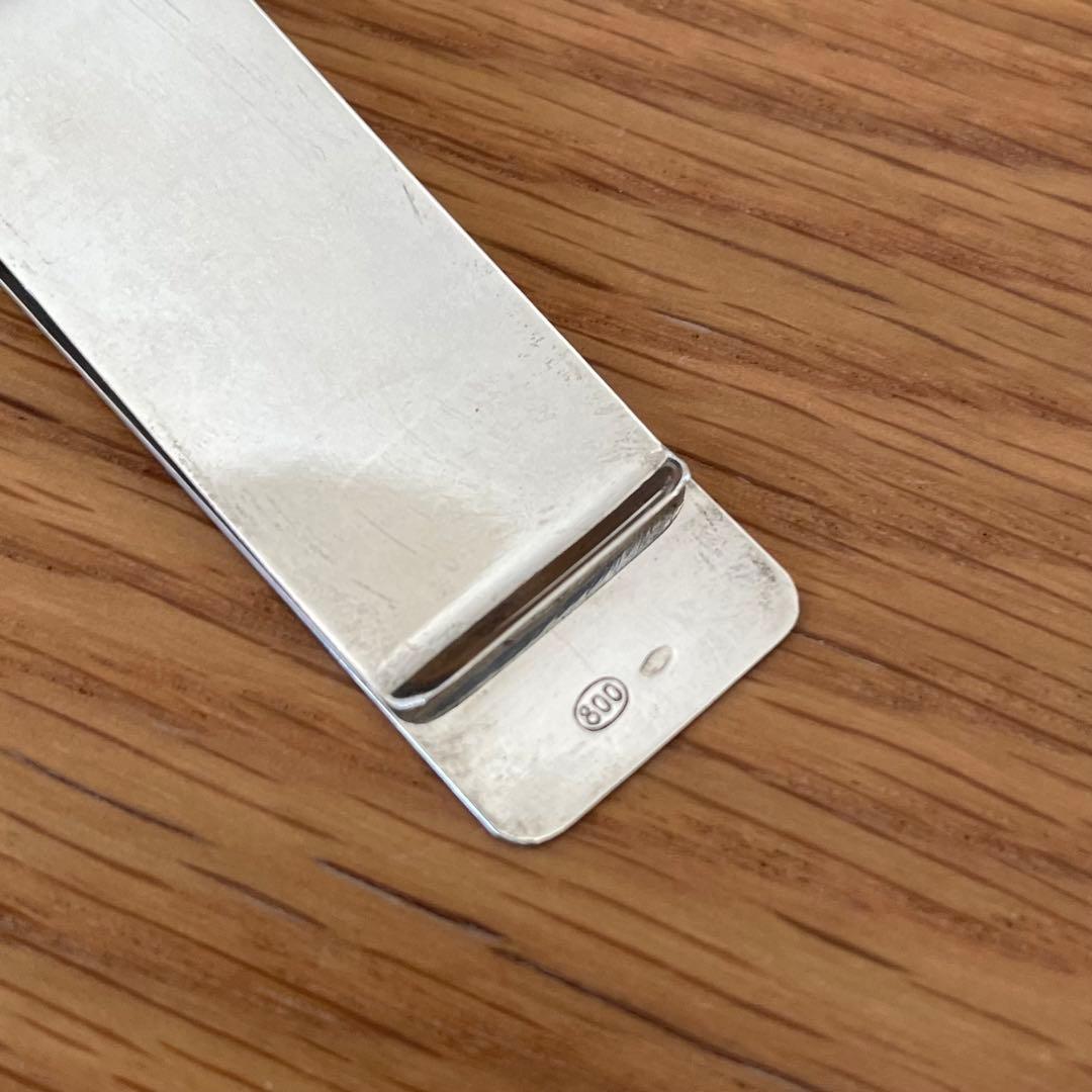 小物 vintage silver800 money clip