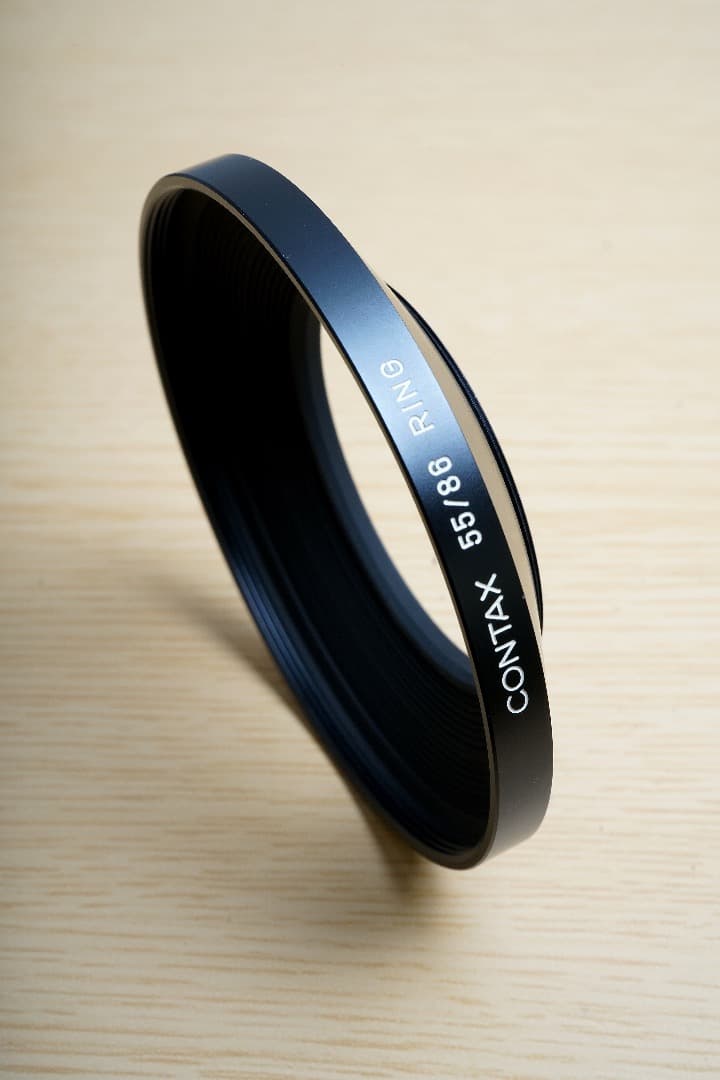 コンタックス　メタルレンズフード用アダプターリング　55mm／86mm　B