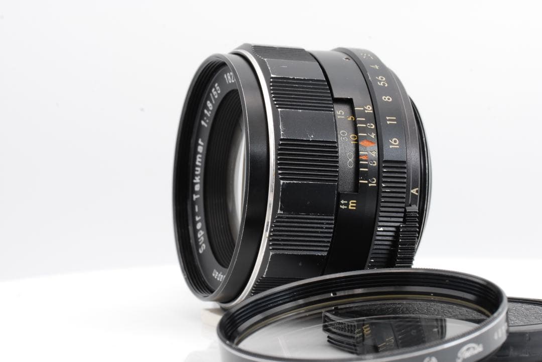 【清掃済・前期型】Super-Takumar 55/1.8 黄変無フィルター付