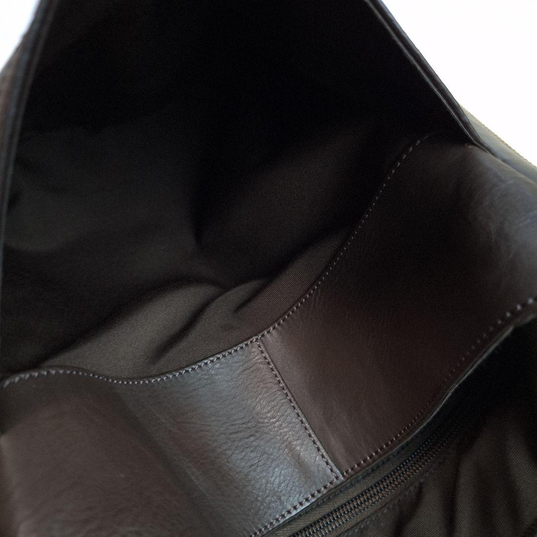 美品✨COACH　コーチ　メッセンジャーバッグ　レザー　ダークブラウン