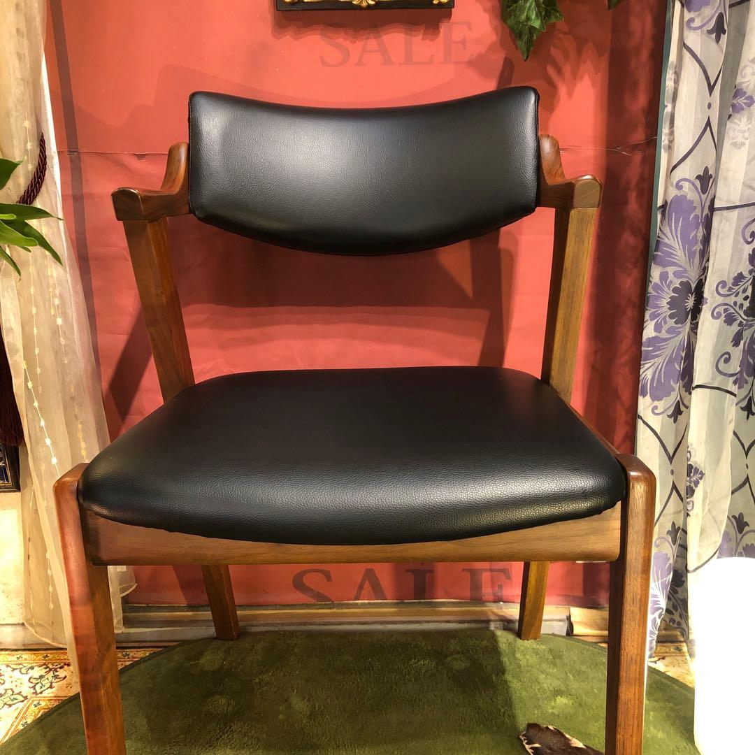 あり 美品　AL 2スタイリッシュモダン北欧ST セミショートアームチェア