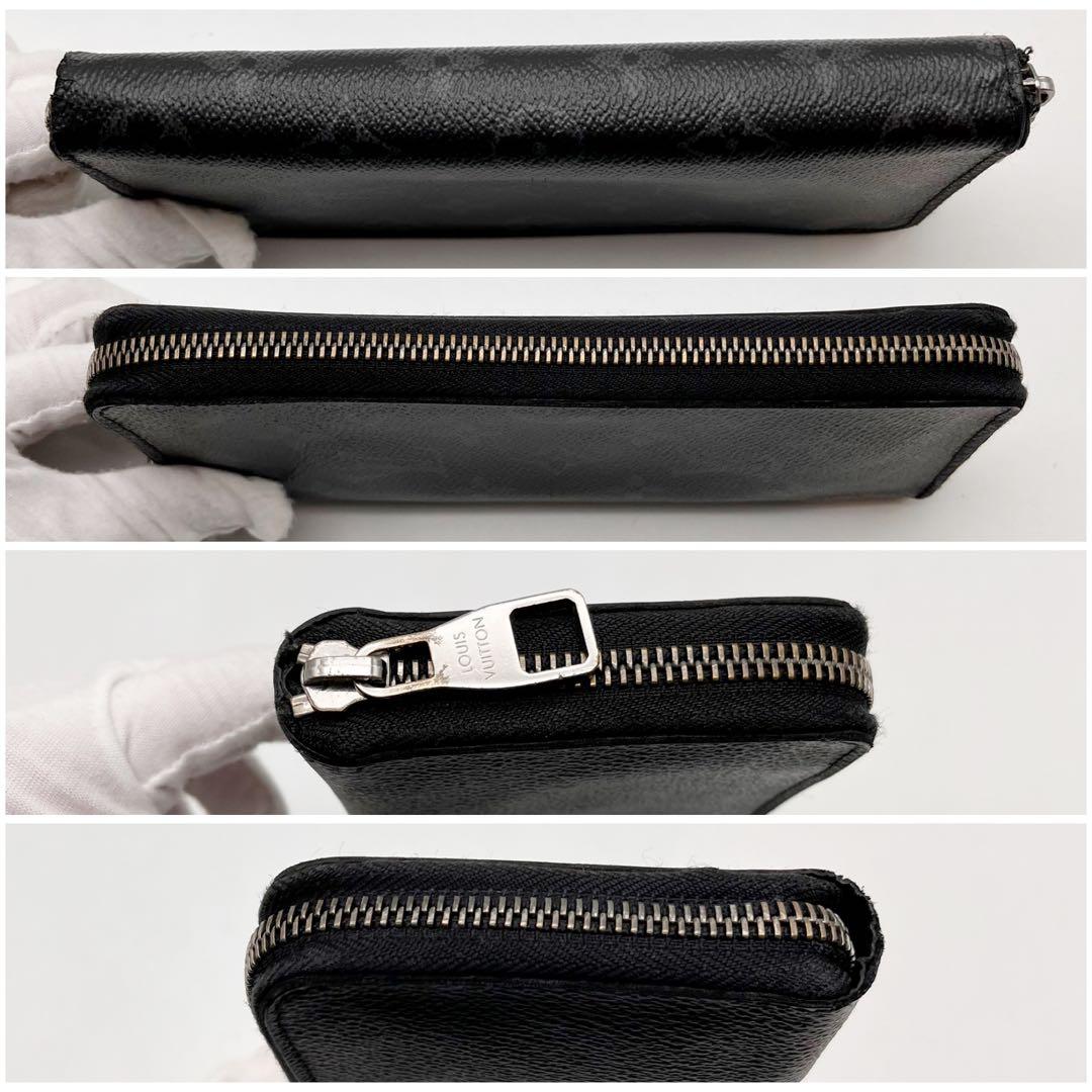 ルイヴィトン エクリプス ジッピーウォレット ヴェルティカル　長財布 ブラック
