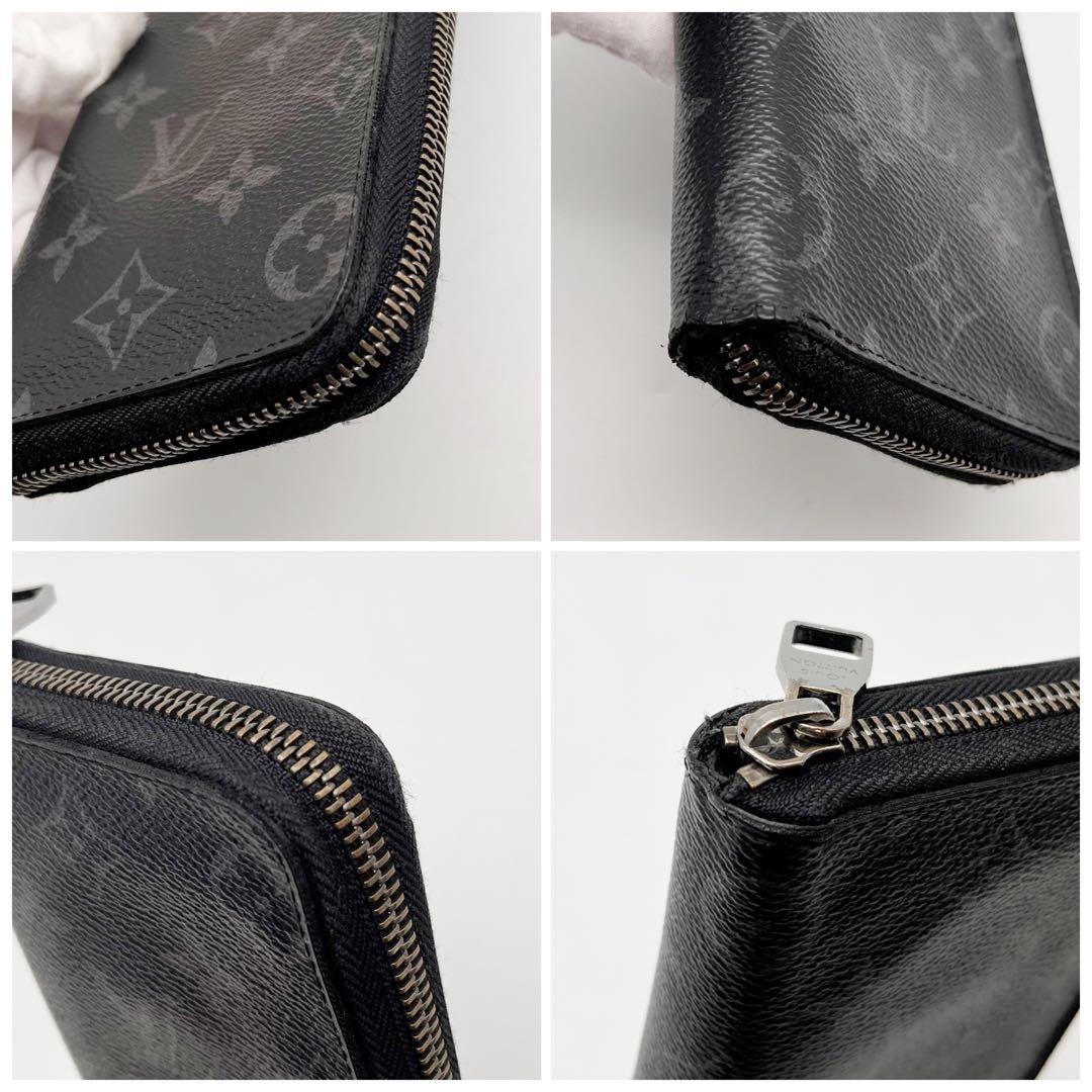 ルイヴィトン エクリプス ジッピーウォレット ヴェルティカル　長財布 ブラック