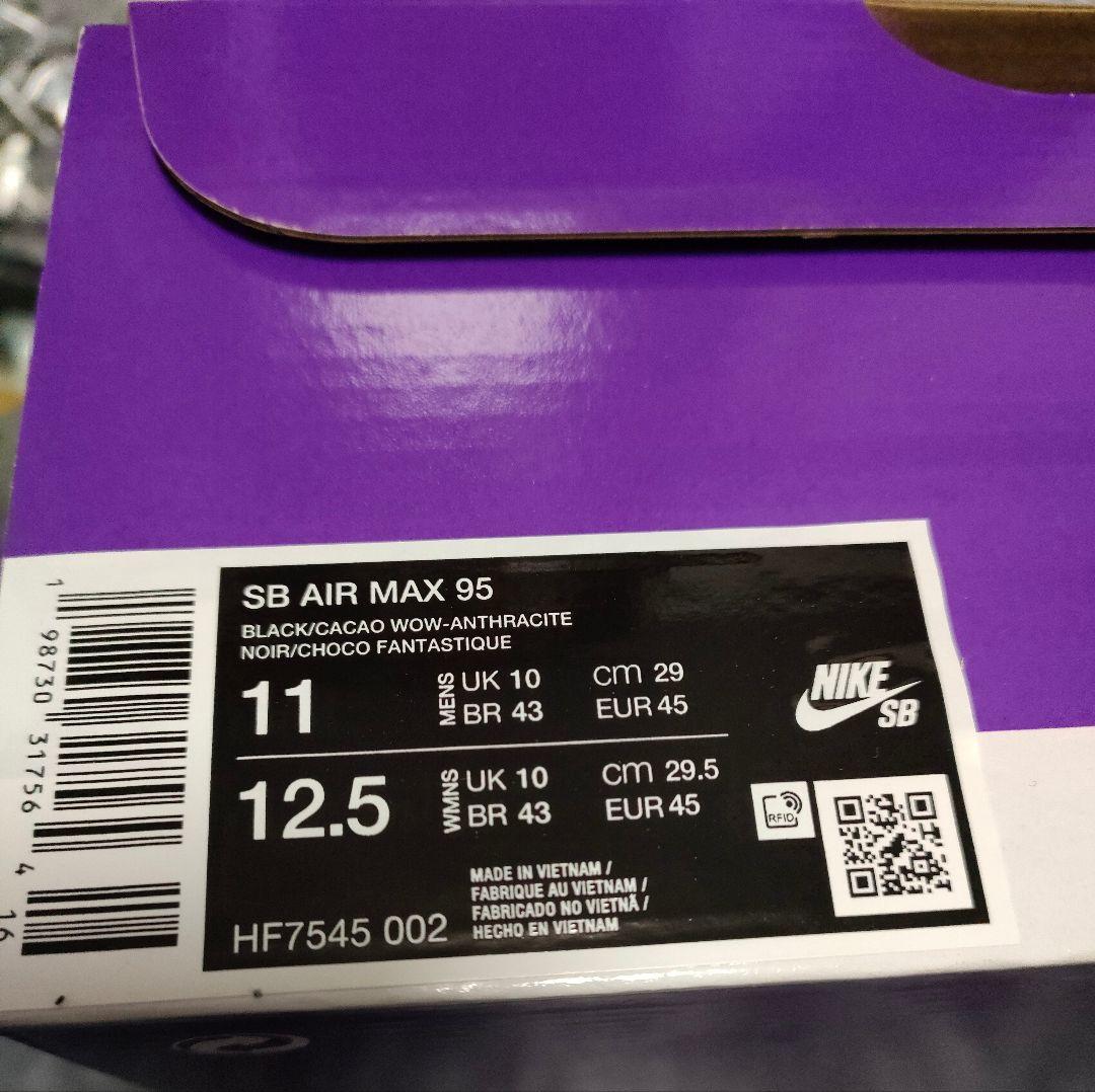 靴 Nike SB Air Max 95 Cacao Wow 29cm / us11