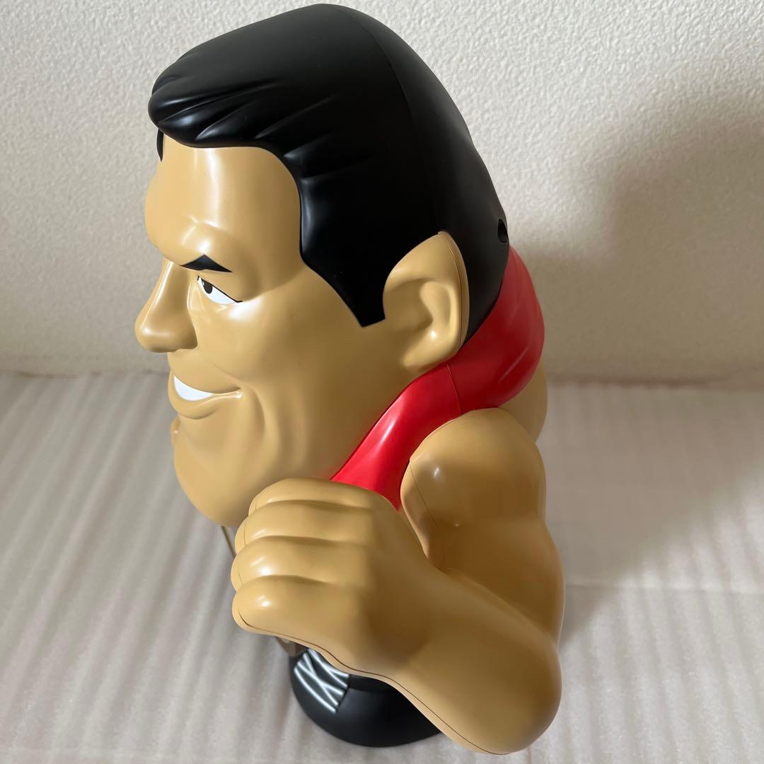 【かみみや】アントニオ猪木目覚まし時計ビックサイズアラーム 単三電池４本付