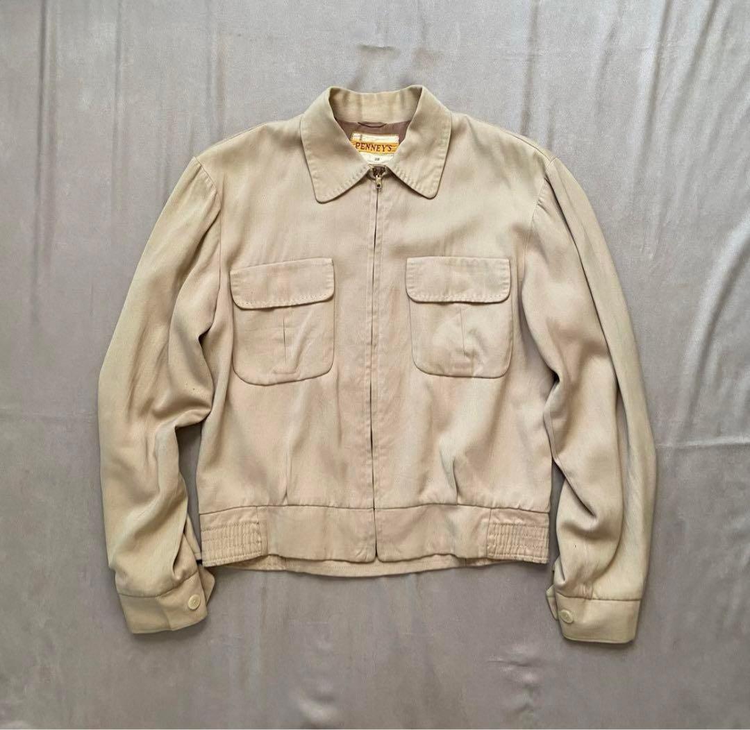 古*迎様 40s Penny's Gabardine Jacket Vintag