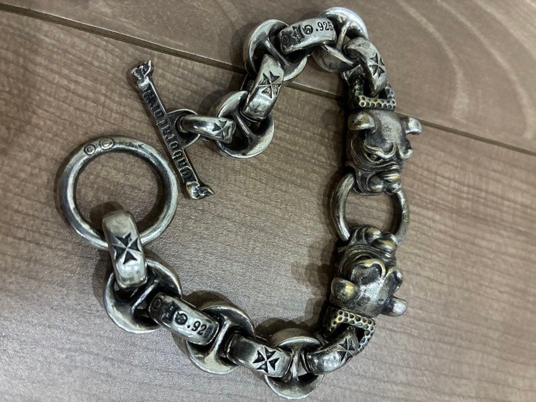 ガボールタイプ　２ブルドック　ブレスレット