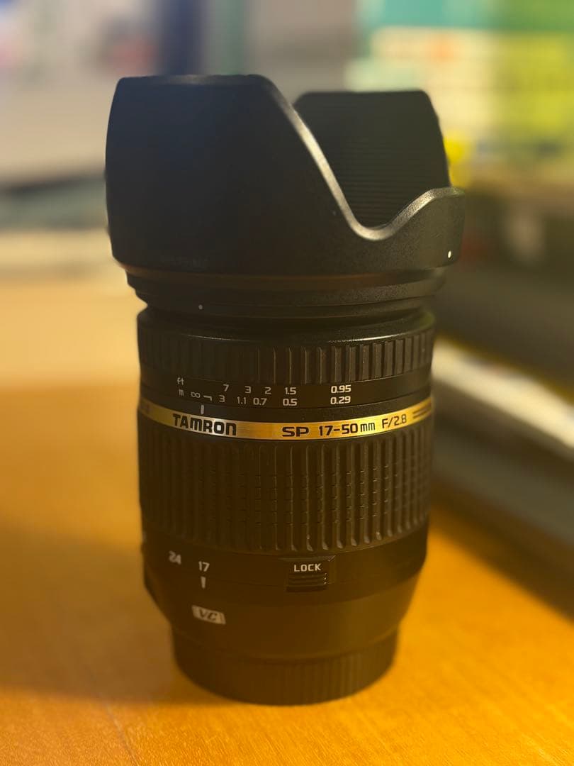 tamron sp 17-50mm f2.8 for canon フード付き