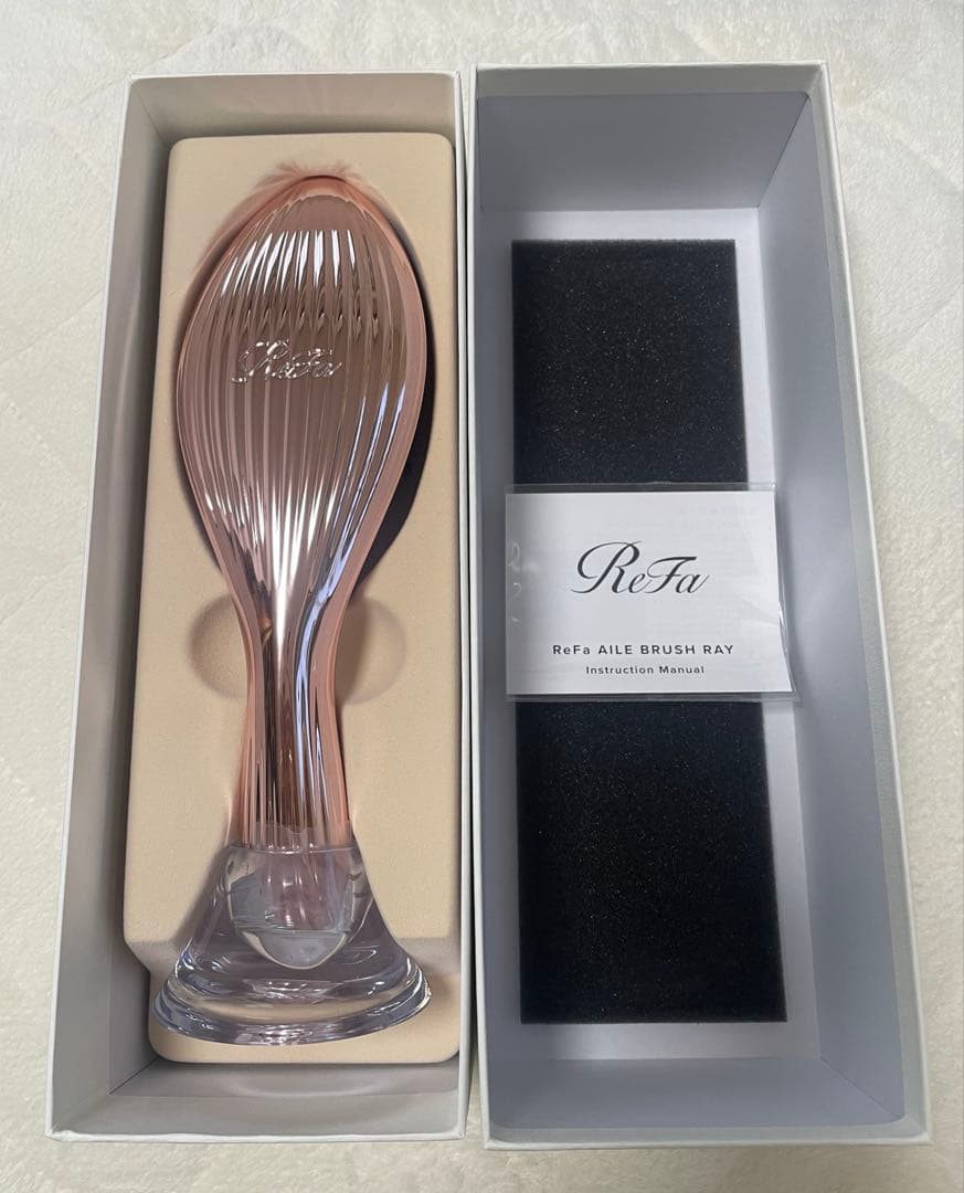 【新品未使用】リファエールブラシレイ ローズゴールド　ギフト用袋付き