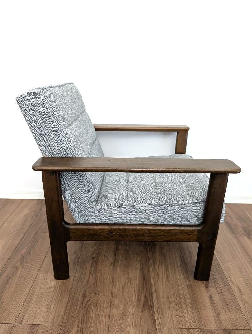 【希少】カリモク ワイドアームチェア　ヴィンテージ