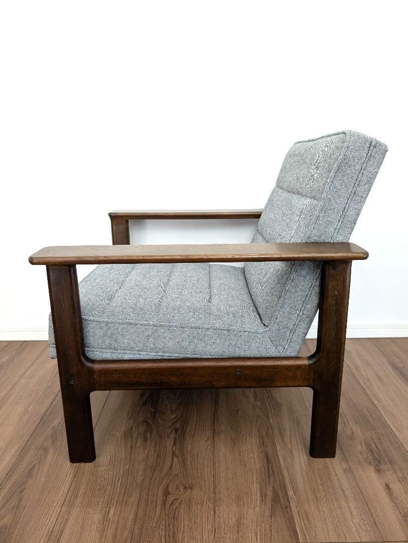 【希少】カリモク ワイドアームチェア　ヴィンテージ